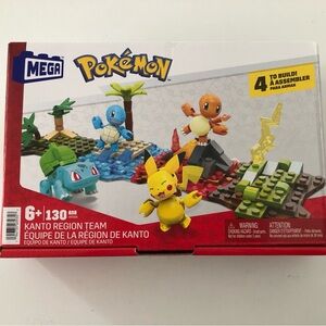 Pokémon Kanto Region Team Building Set - Yellow/Blue/Green/Orange